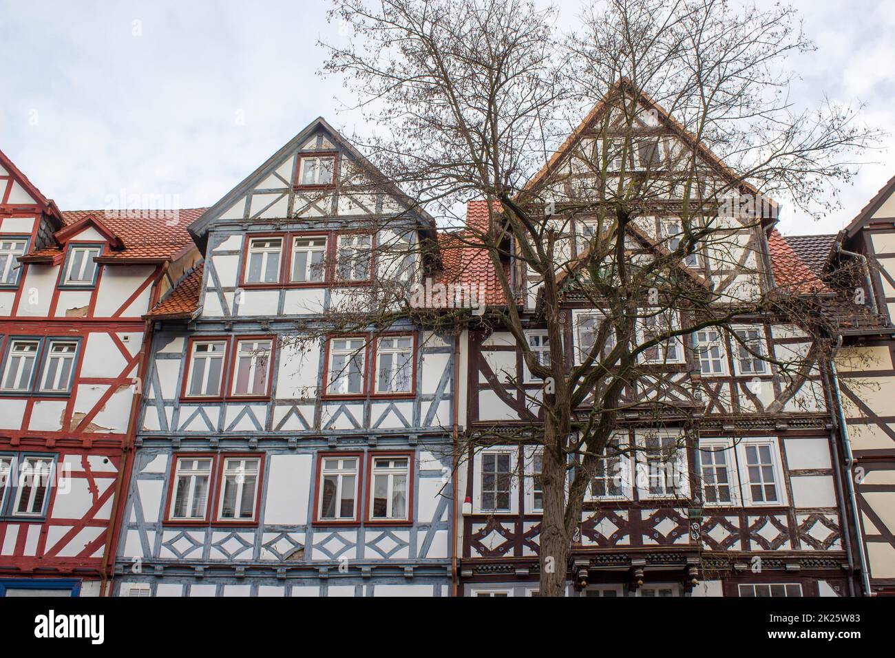 Die Stadt Bad Sooden Allendorf im Werra-Tal in Deutschland Stockfoto