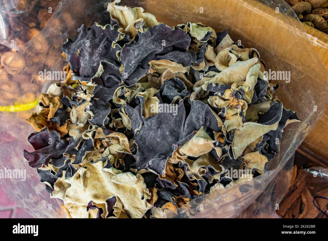 Thailändisches chinesisches Straßenessen, alter Markt China-Stadt Bangkok Thailand. Stockfoto