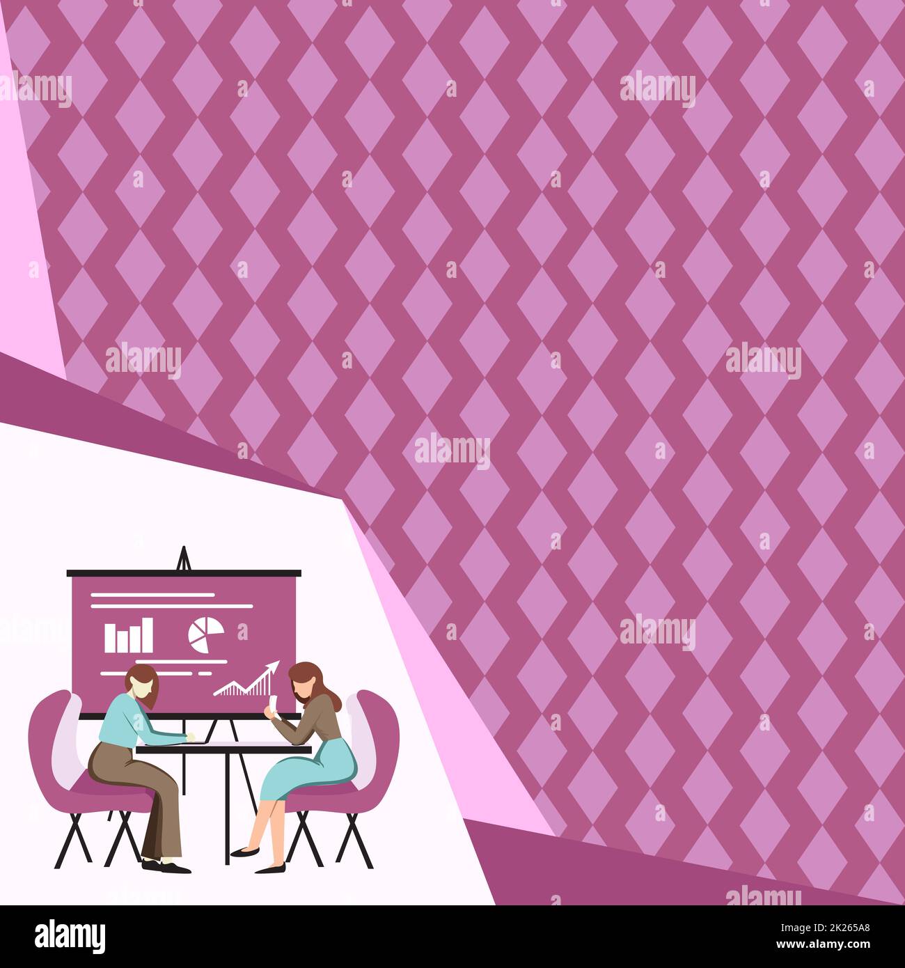 Kollegen, Die Mit Laptops Und Papieren Am Schreibtisch Sitzen Und Diagramme Und Konversationen Zeigen. Kollegen Konstruieren Rest Around Table Mit Einem Notebook, Das Eine Diskussion Führt. Stockfoto