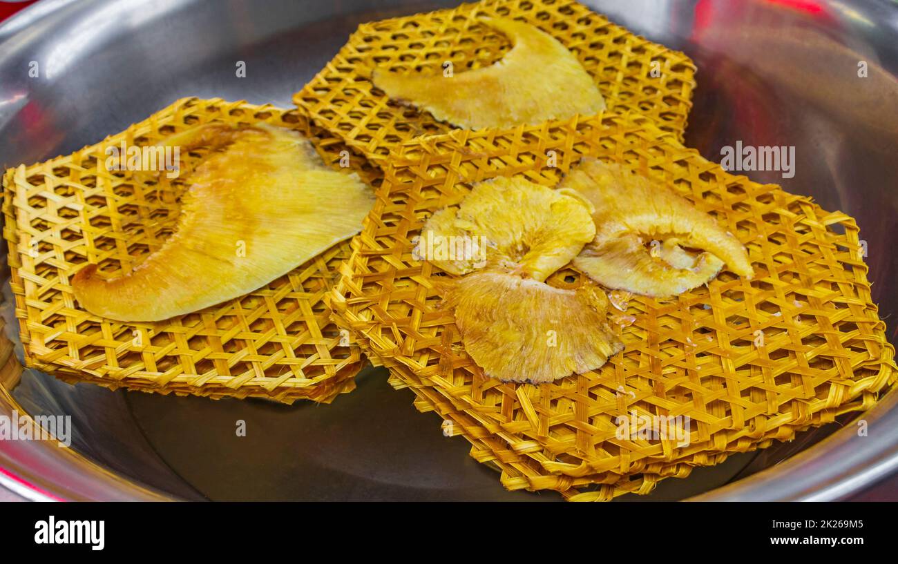 Thailändischer chinesischer Fisch- und Meeresfrüchtemarkt China Town Bangkok Thailand. Stockfoto