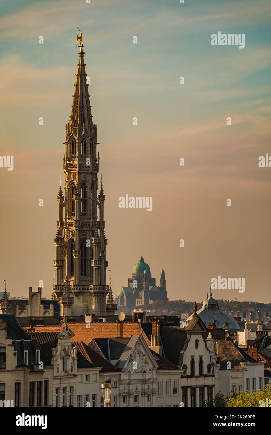 Brüssel Rathaus I Stockfoto