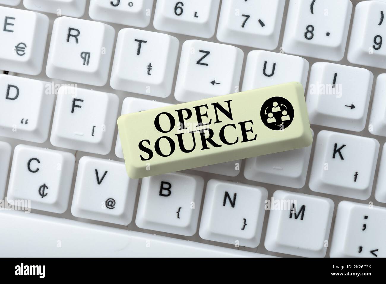 Konzeptionelle Darstellung Open Source. Business Concept enthält den Quellcode, der geändert und verbessert werden kann Abstract Schaffung eines sicheren Interneterlebnisses, um die Verbreitung von digitalen Viren zu verhindern Stockfoto