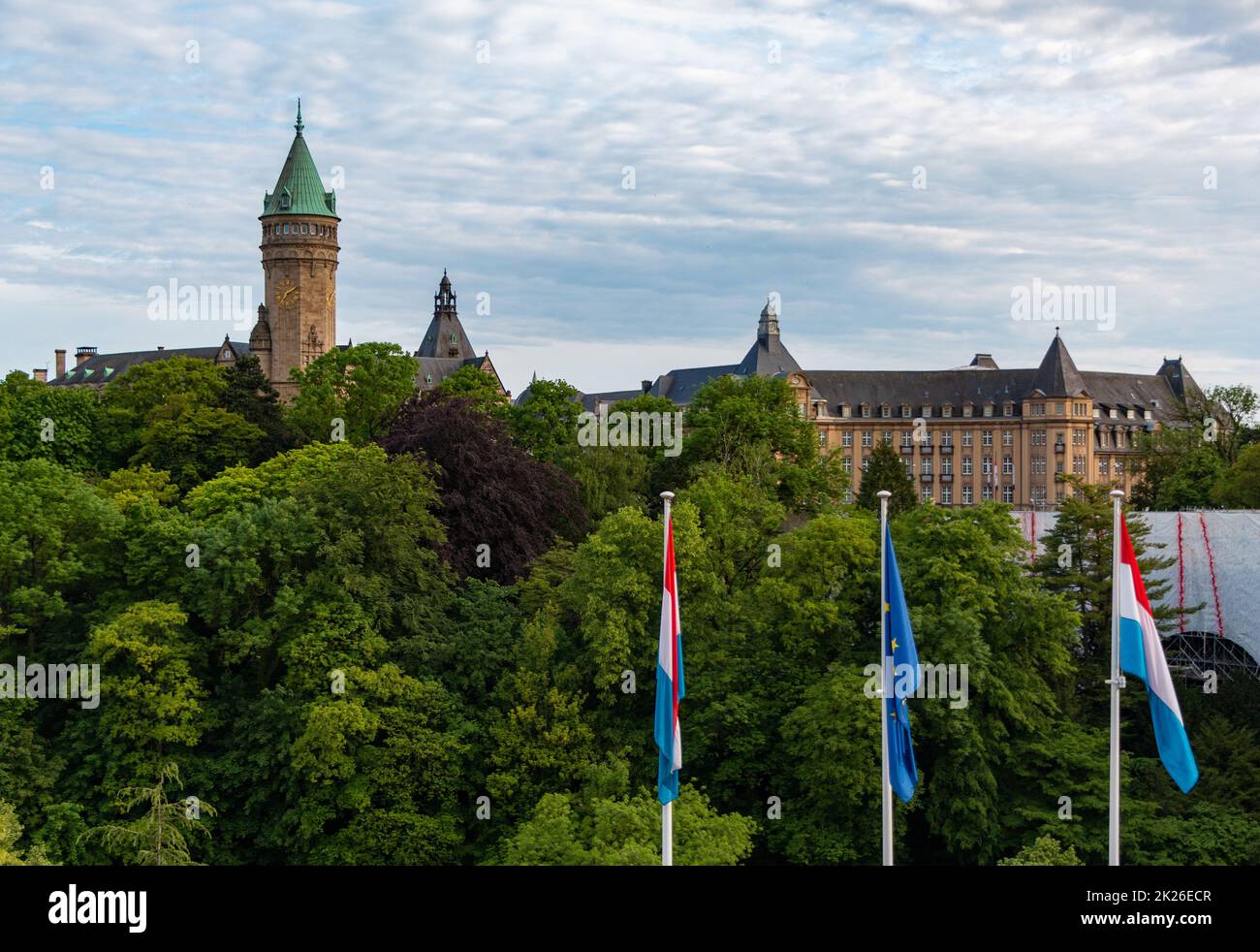Luxemburg Dagegen Stockfoto