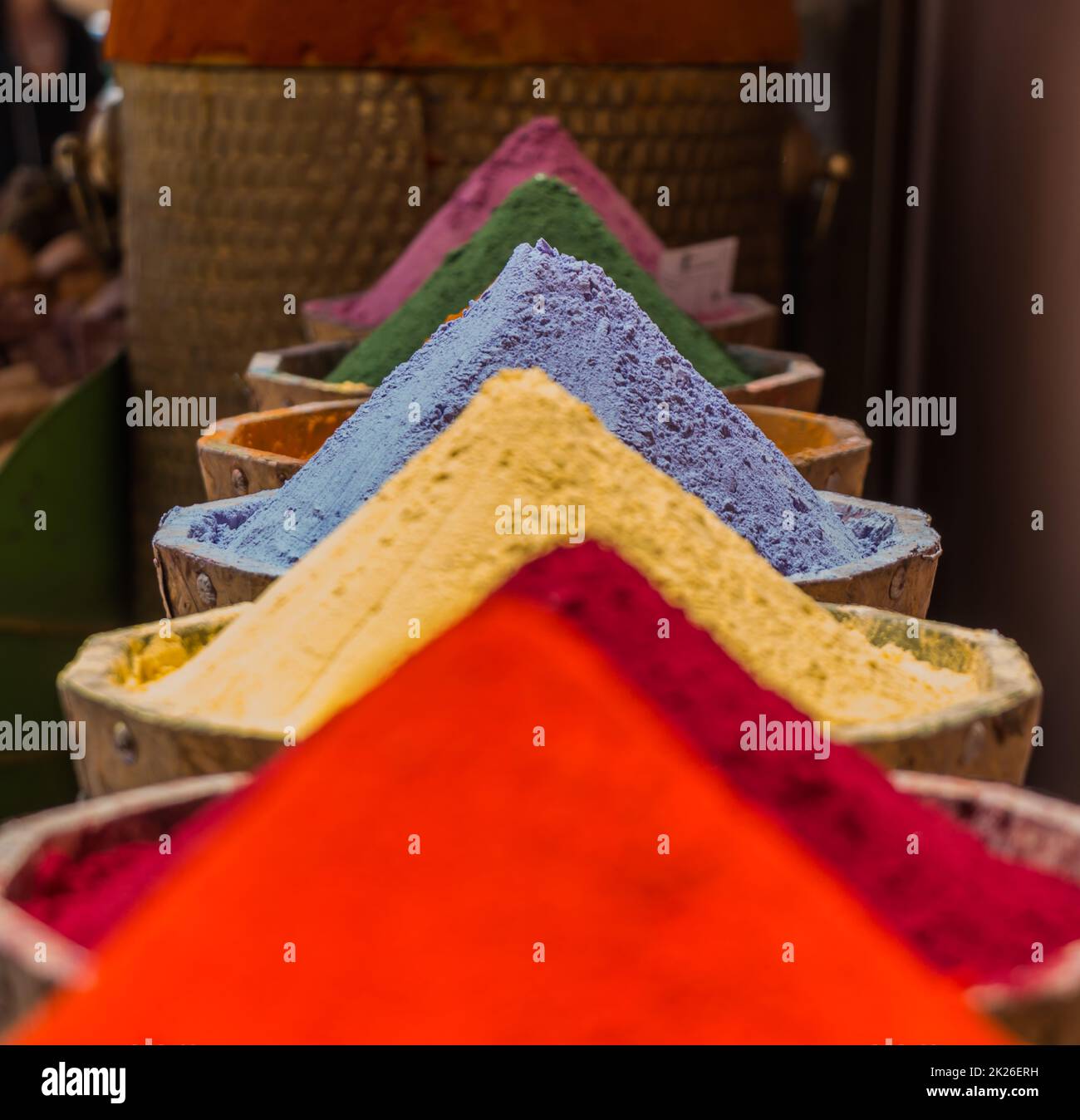 Marrakesch Gewürze II Stockfoto