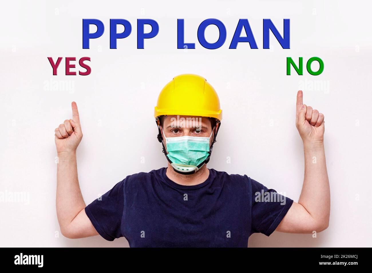 PPPloan-Frage, Konstantinarbeiter Stockfoto