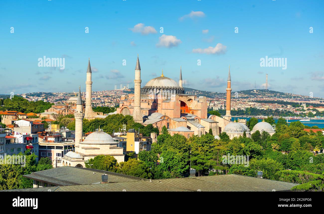 Sommer Istanbul an sonnigen Tagen Stockfoto