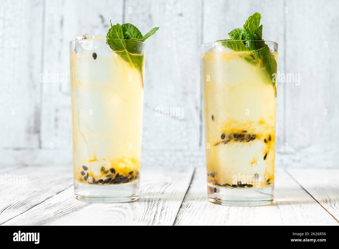 Gläser Waltzing Matilda Cocktail Stockfoto