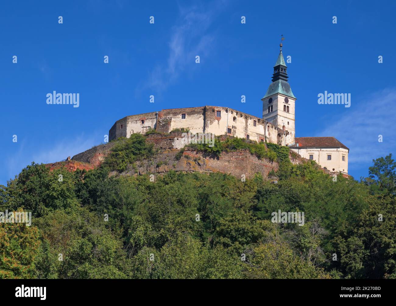 Schloss GÃ¼ssing im Burgenland/Österreich Stockfoto