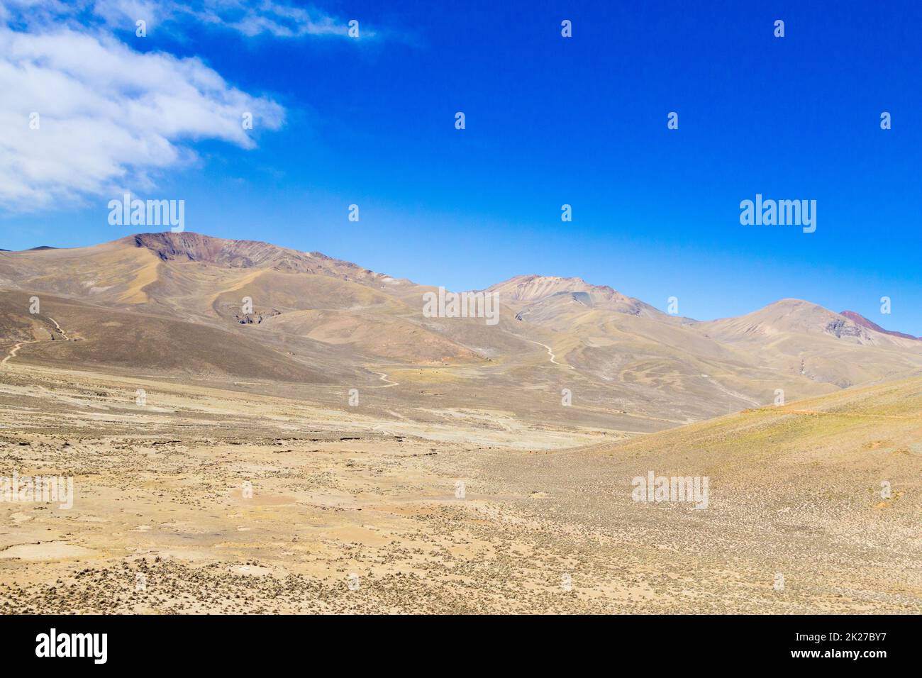 Bolivianische Berglandschaft,Bolivien Stockfoto