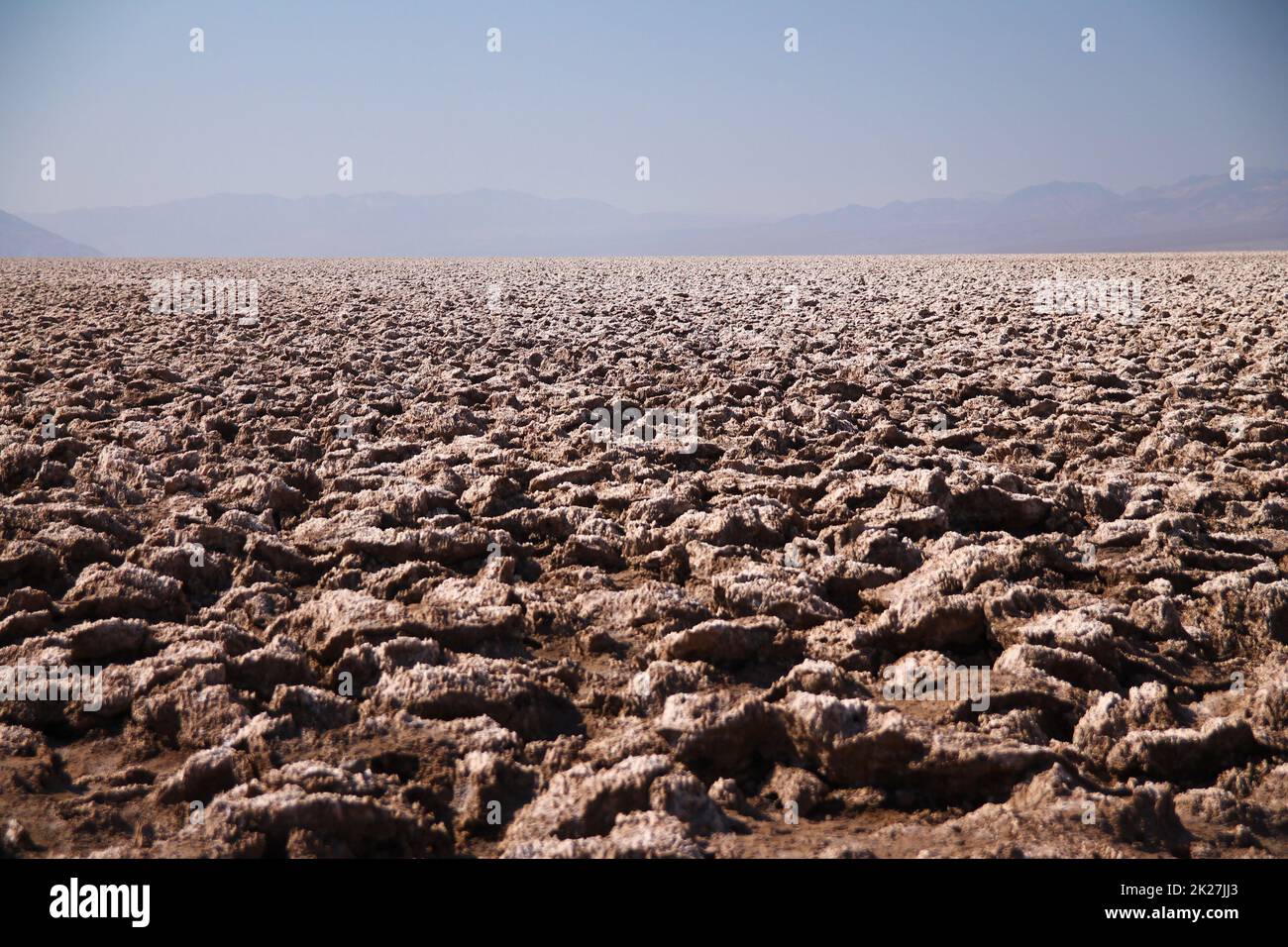 Der spektakuläre Devils Golfplatz in der Death Valley Wüste Stockfoto