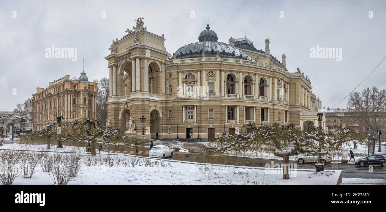 Oper und Ballett Theater in Odessa, Ukraine Stockfoto