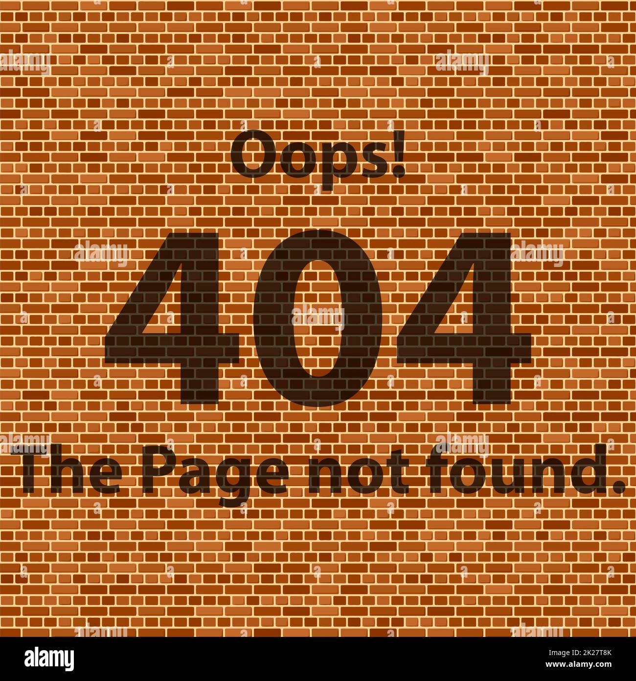 Die Seite wurde nicht gefunden. Mechaniker-Servicekonzept. Technische Wartung. Fehlerbehebung Banner. Technischer Support. 404 Fehler Stockfoto