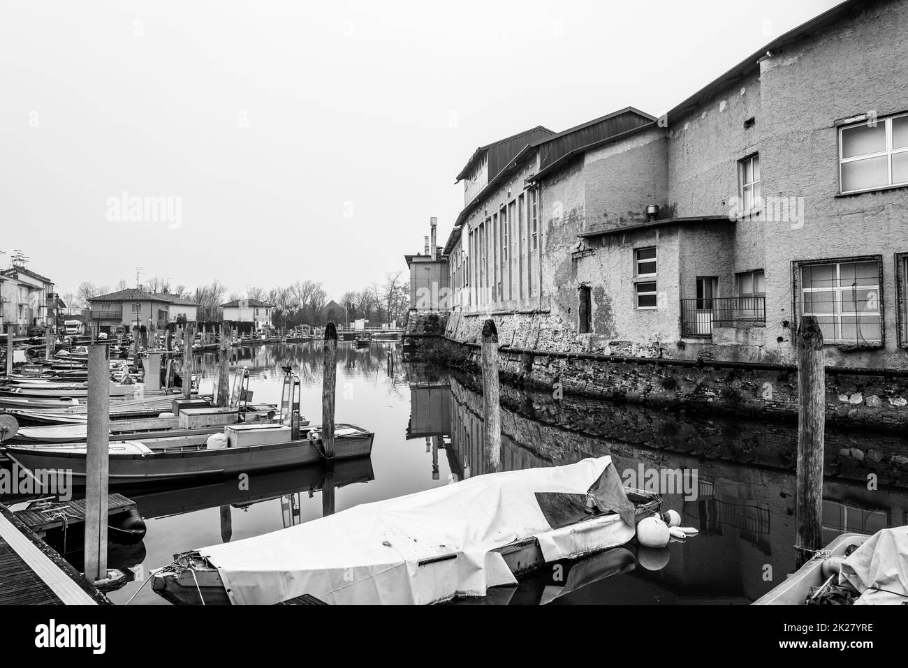 Alter Fischereihafen Stockfoto
