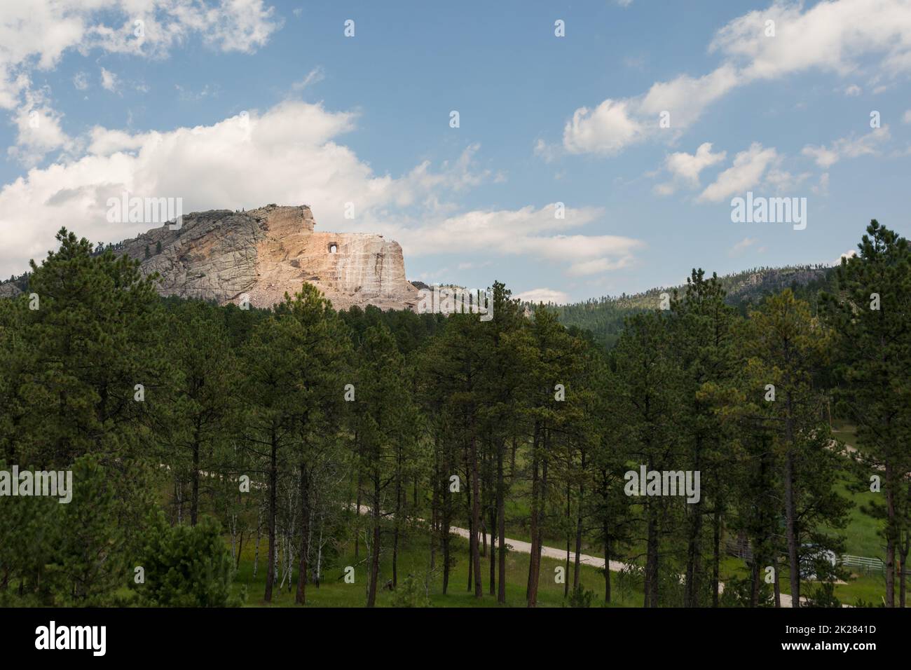 Crazy Horse Memorial, Black Hills, South Dakota, USA Stockfoto