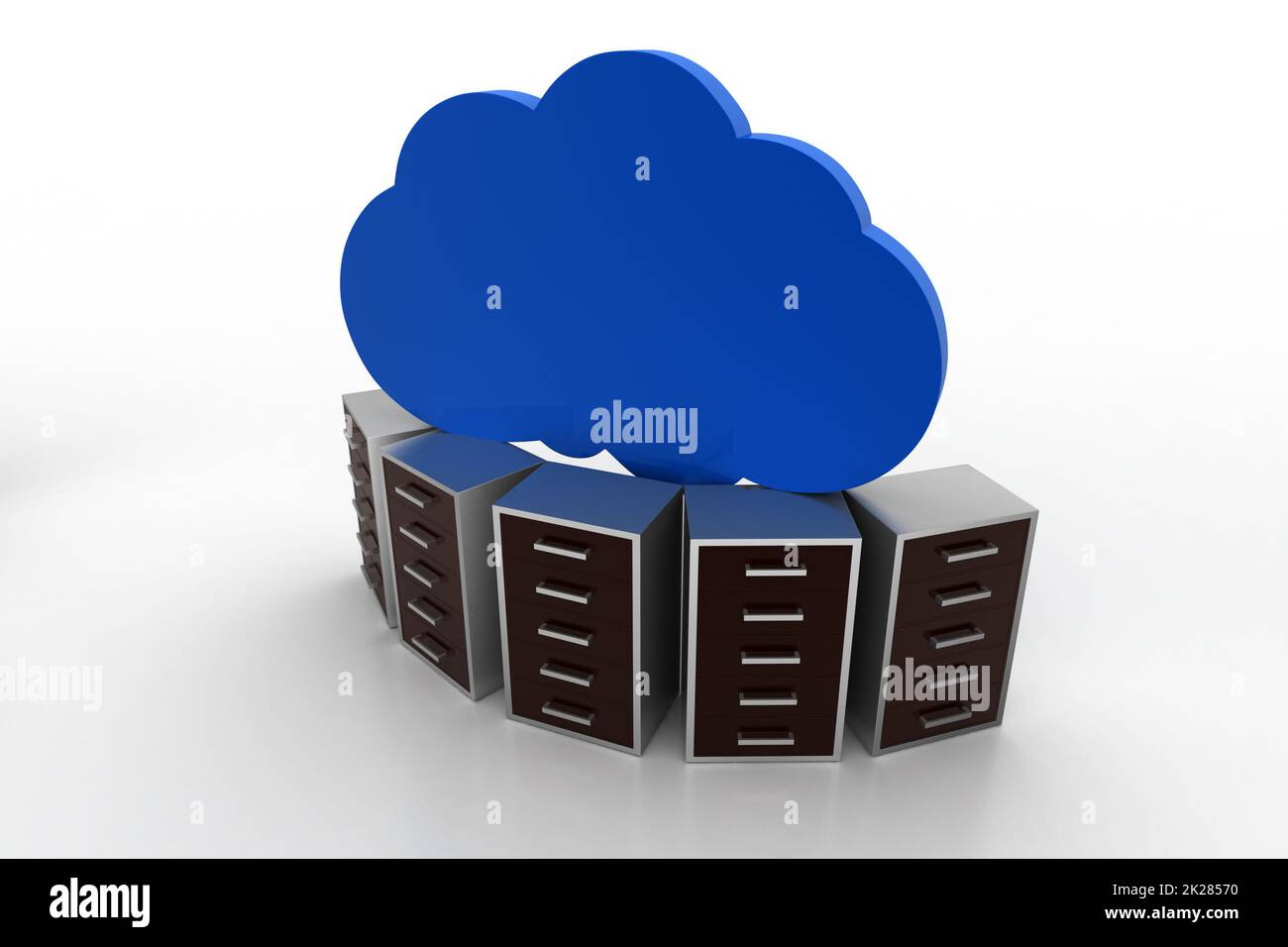 Cloud-Networking-Konzept Stockfoto