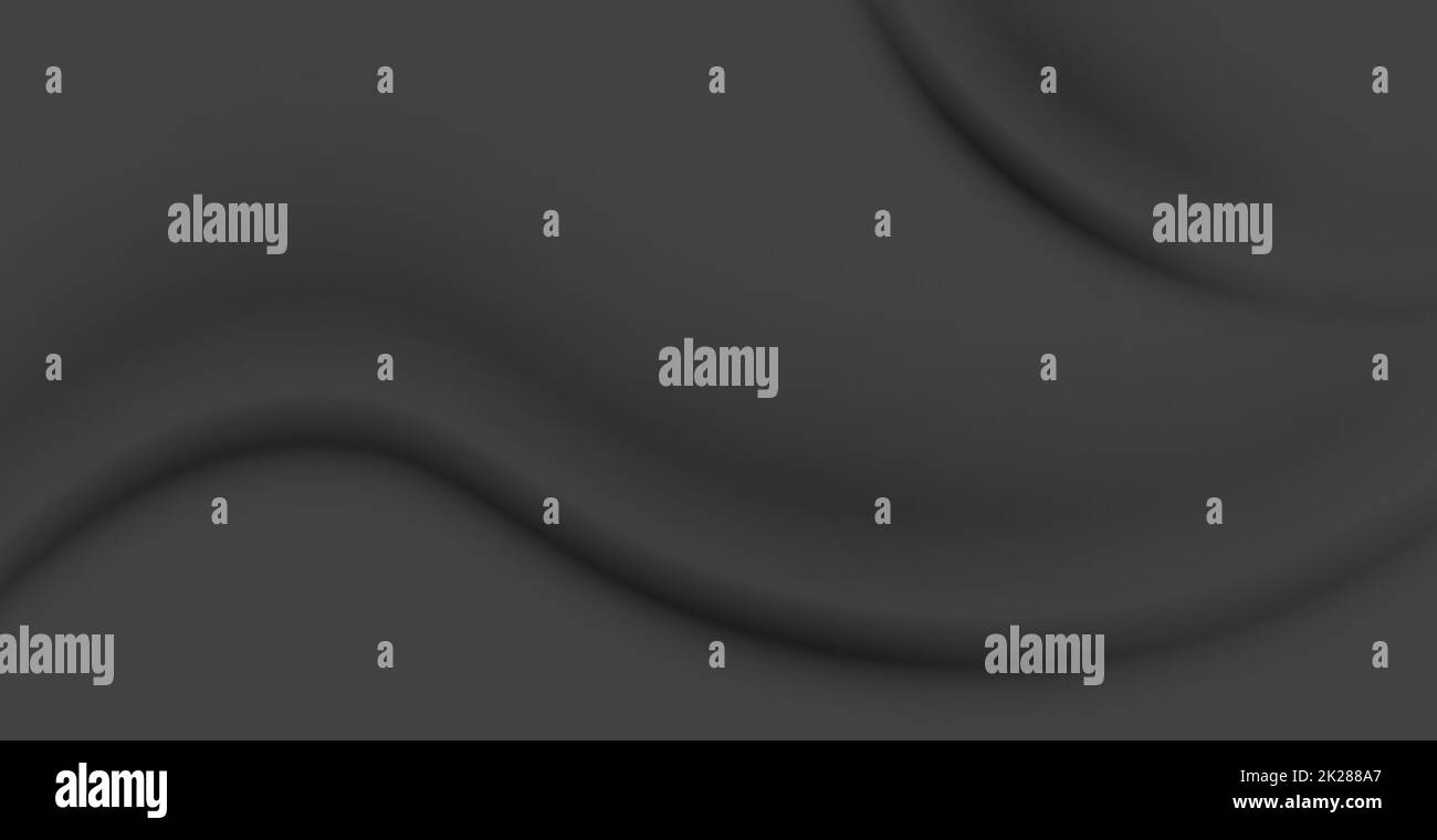 Realistischer zerknitterter dunkler Texturhintergrund, Falten - Vektor Stockfoto