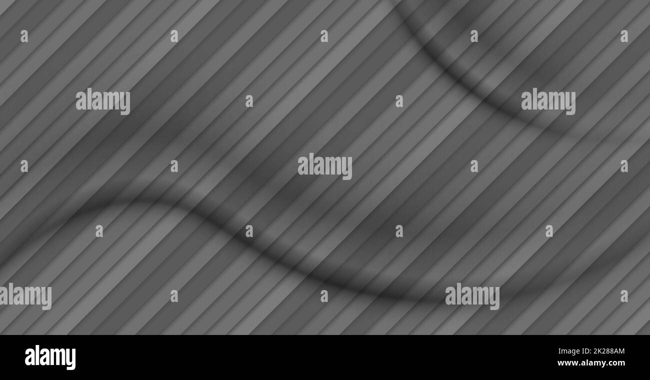 Realistischer zerknitterter dunkler Texturhintergrund, Falten - Vektor Stockfoto