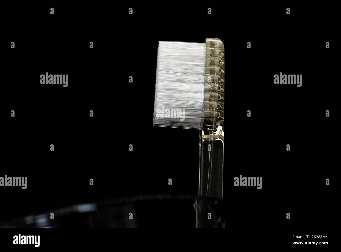 Foto einer Zahnbürste als Studiofoto Stockfoto