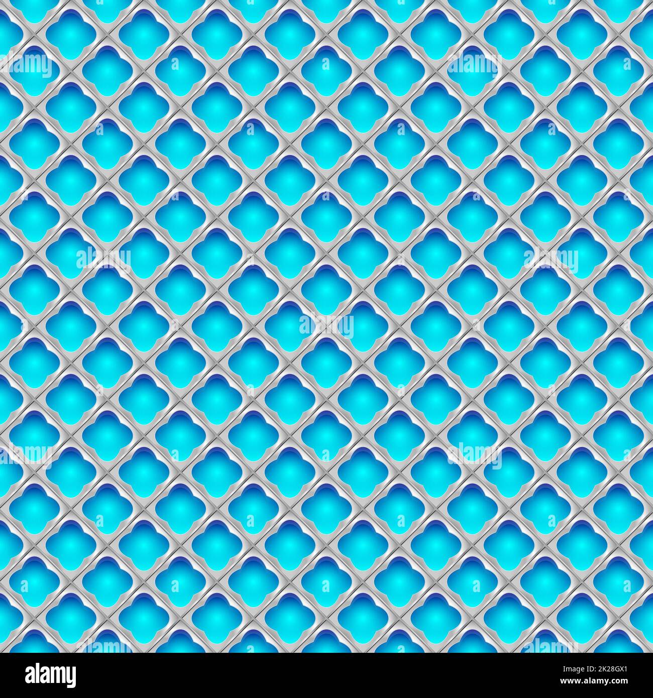 Abstrakter blauer Hintergrund – Abbildung 3D Stockfoto