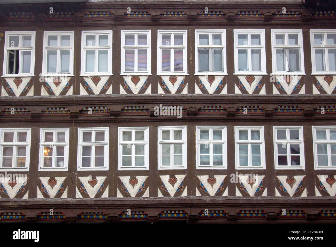 Malerisches Haus in Bad Sooden Allendorf im Werra-Tal in Deutschland Stockfoto