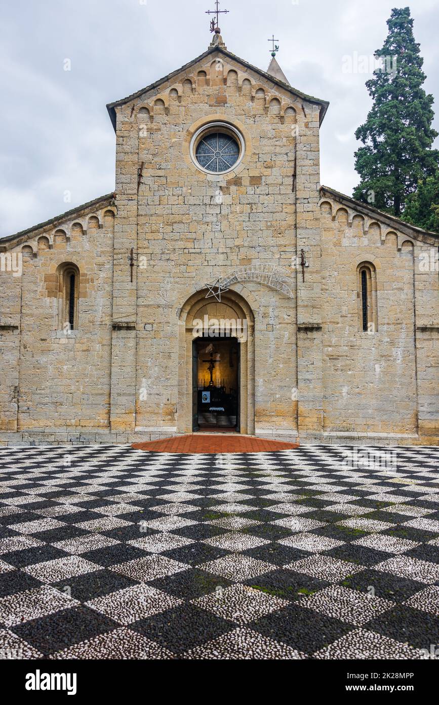 Kirche San Siro di Struppa in Genua Stockfoto