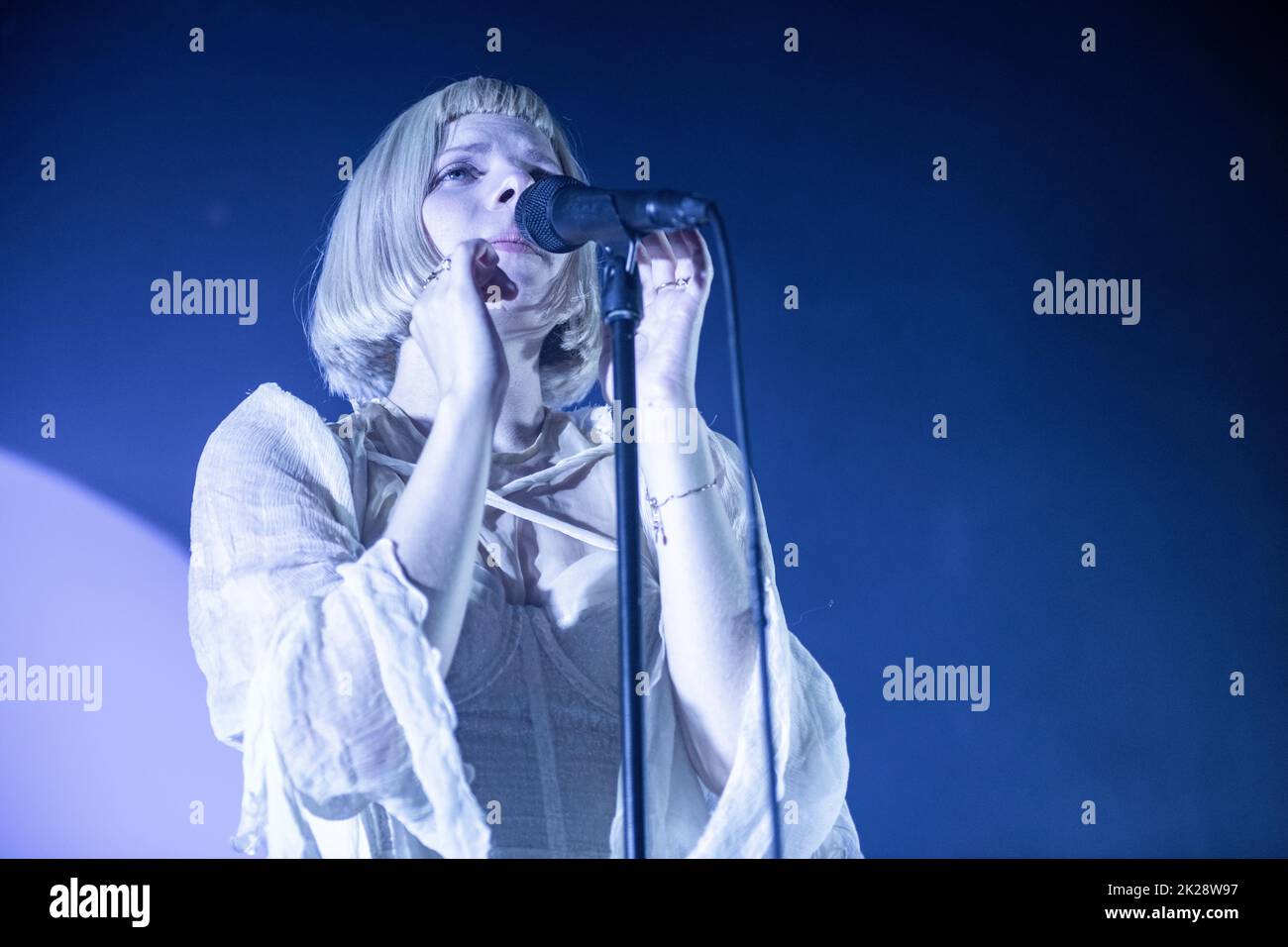 Aurora tritt in der Sala Apolo, Barcelona auf 12. Sept. 2022. Fotograf