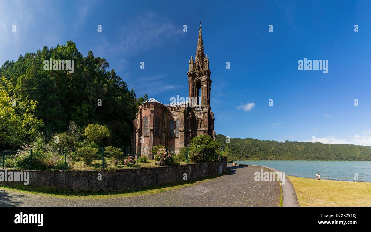 Kapelle von Nossa Senhora das VitÃ³rias Stockfoto