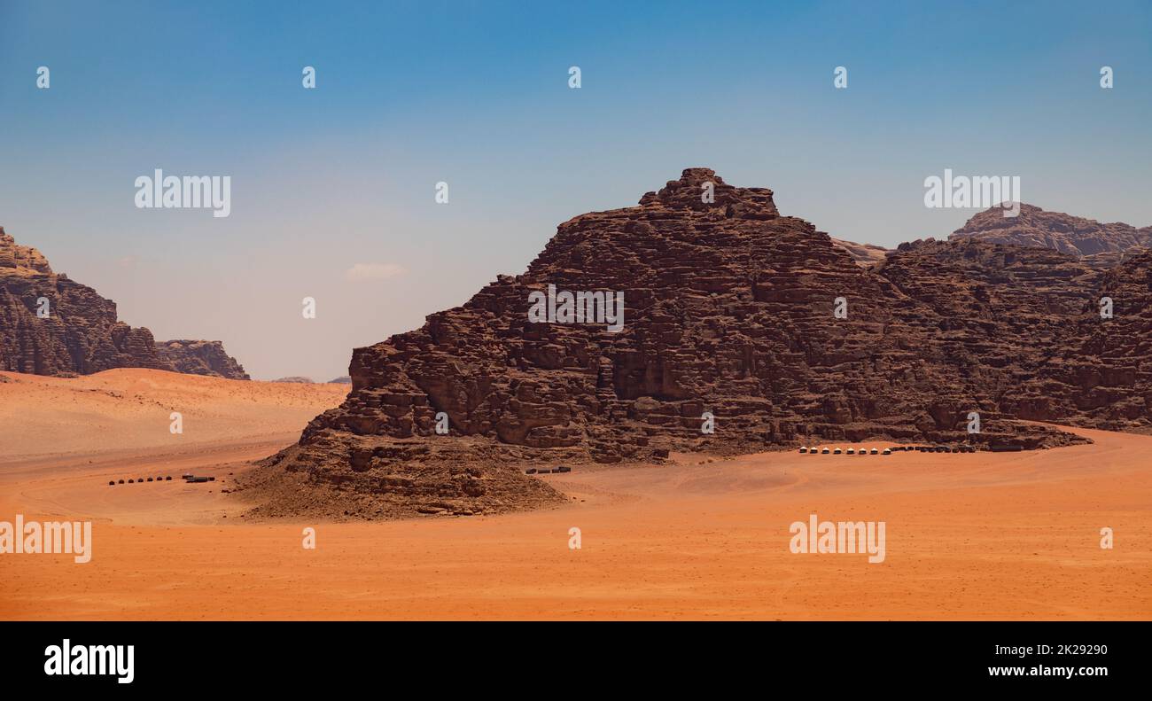 Wadi Rum VIII Stockfoto