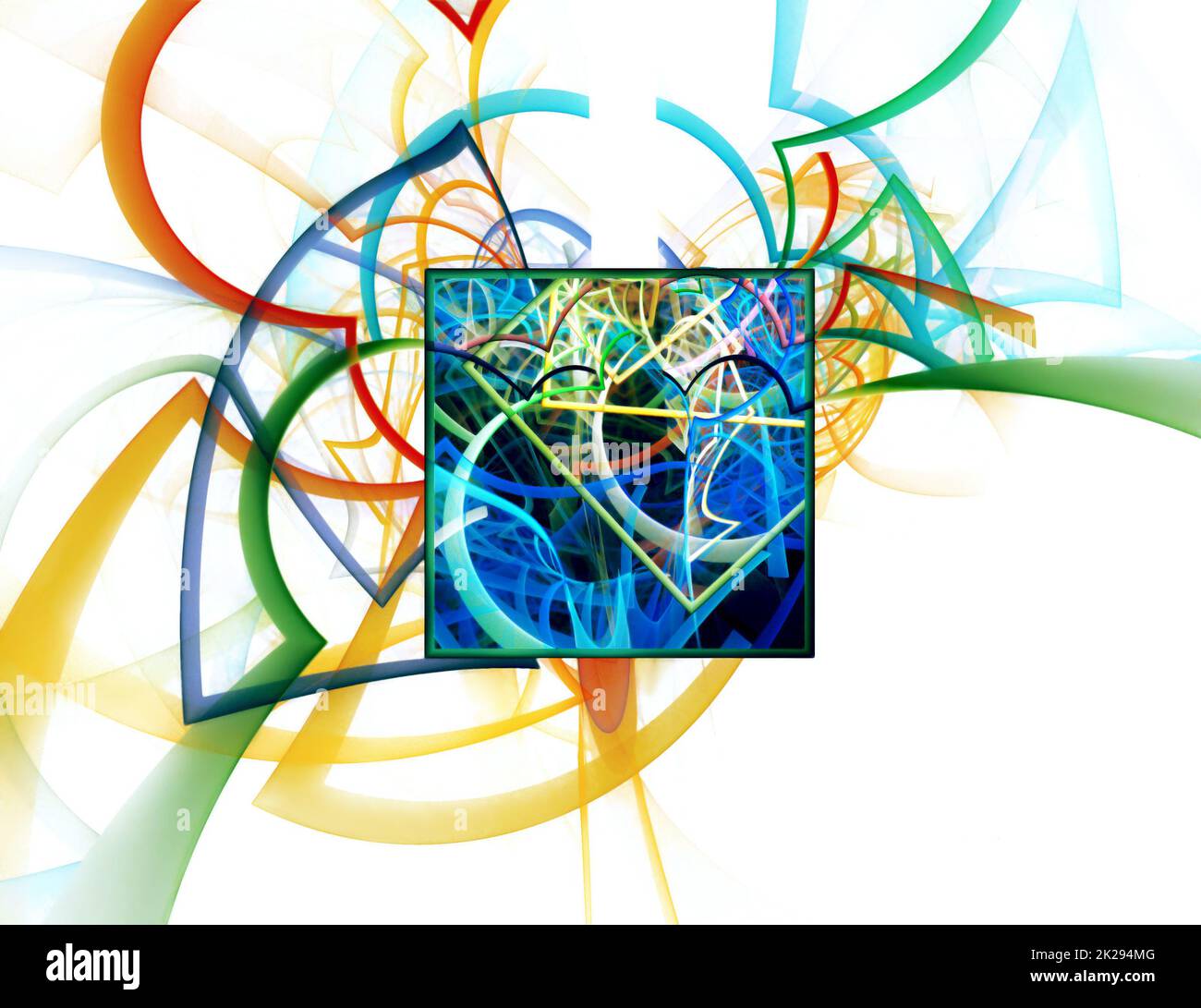 Farbige Abstraktion Stockfoto