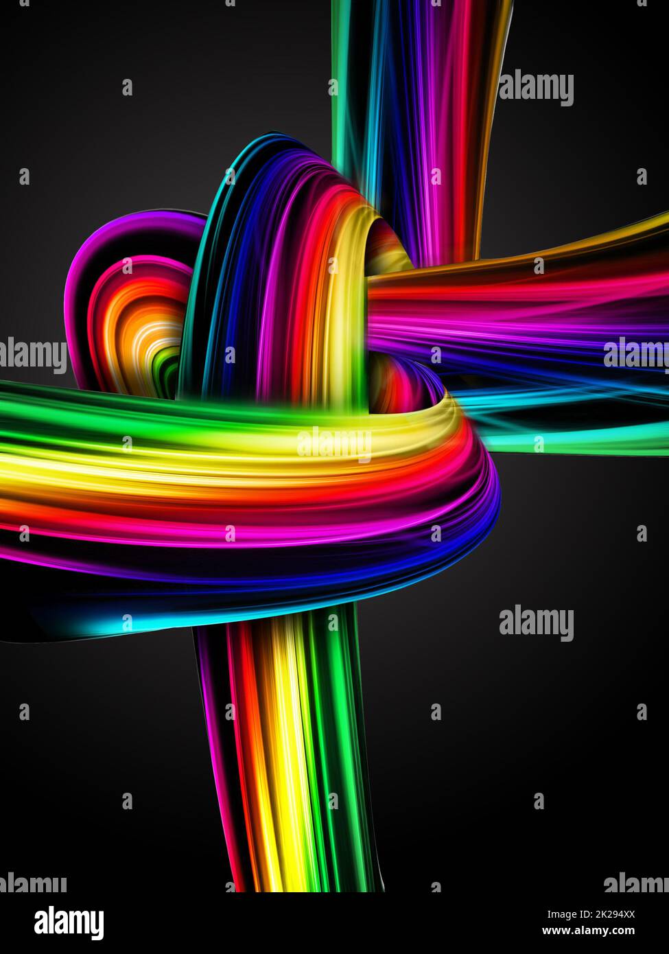 regenbogenknoten Stockfoto