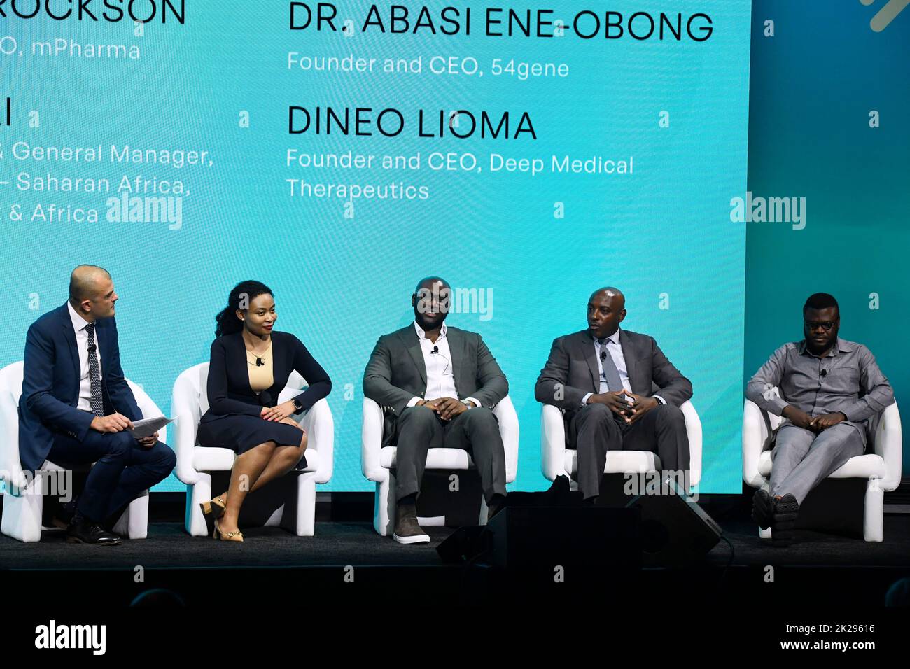 09/19/2022 New York, New York Nitin Gajria, Dineo Lioma, Dr. Abasi Ene ...