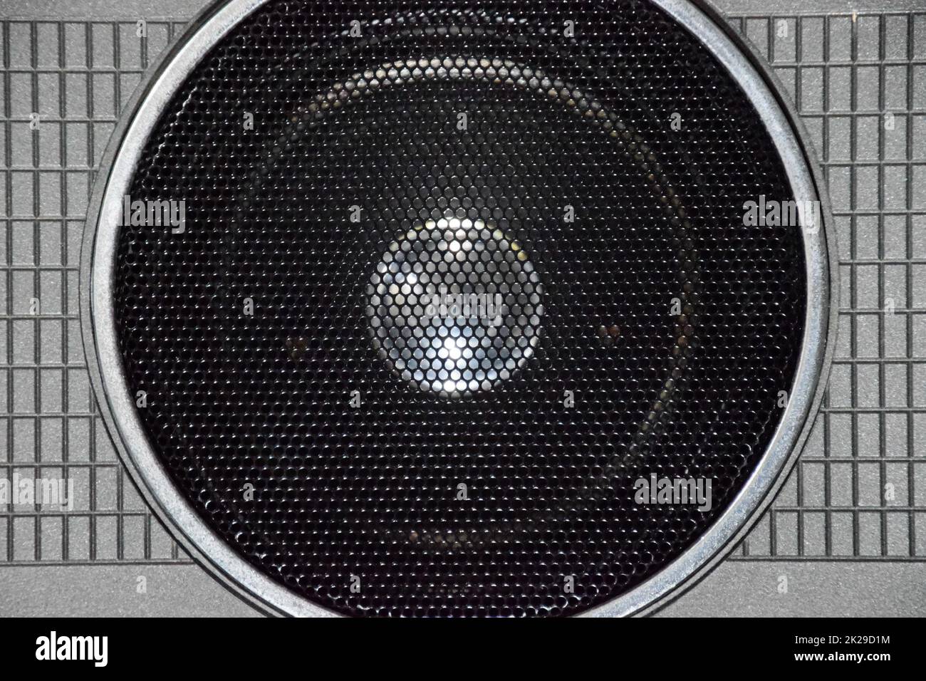 Lautsprecher für Musik auf Lautsprecher. Das Lautsprechersystem ist klassisch. Stockfoto