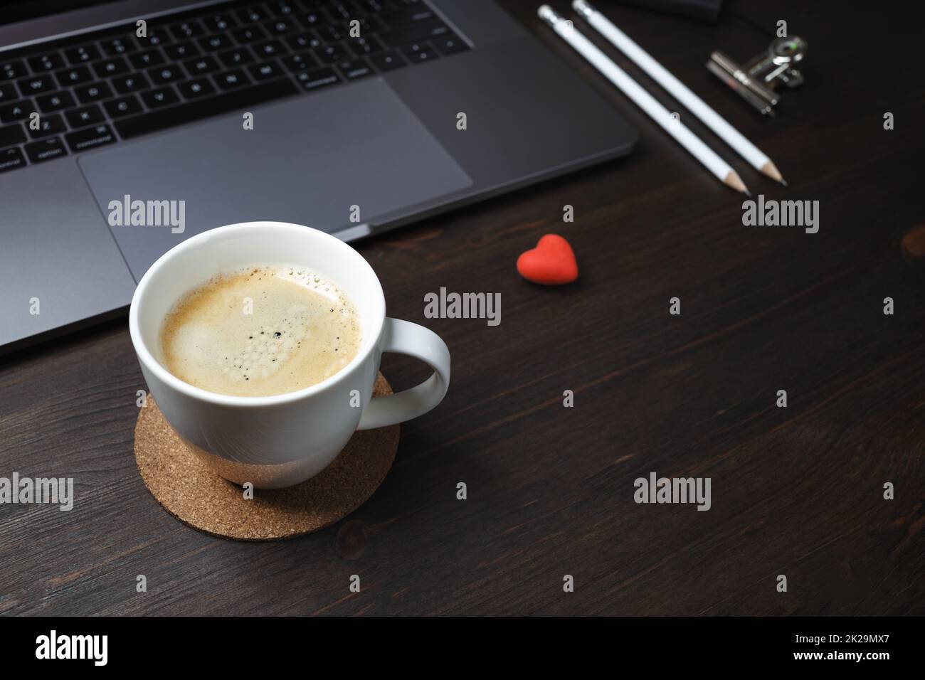 Kaffeepause-Konzept Stockfoto