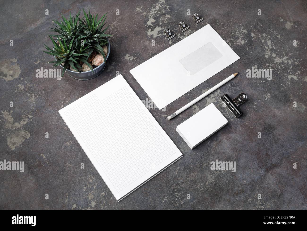 Leere Vorlage branding Stockfoto