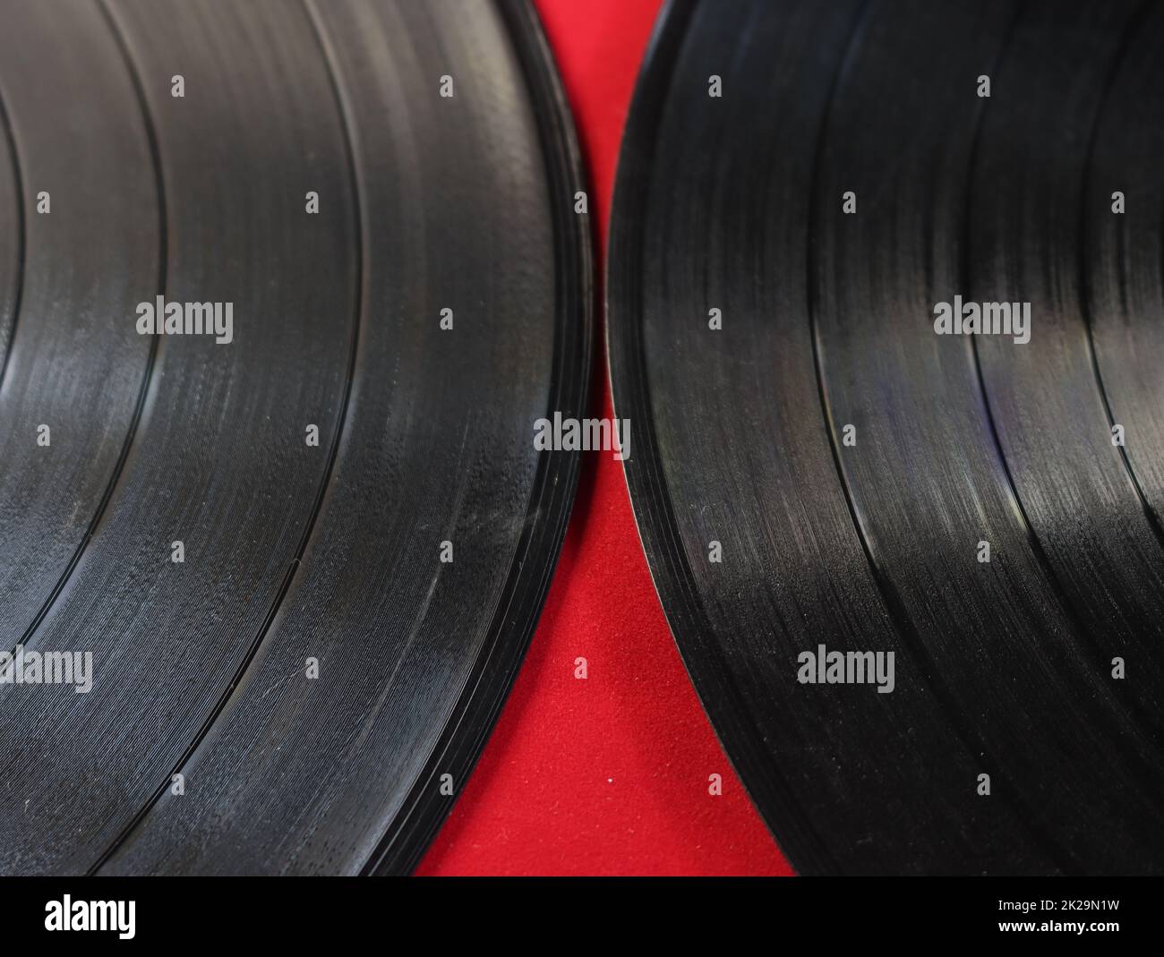 Vinyl nimmt alte Musik-Format Plattenspieler lange spielen Stockfoto