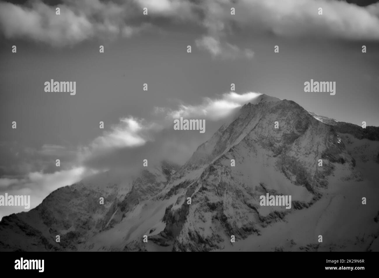 Die alpen in ost tirol / lienz / GroÃŸglockner Stockfoto