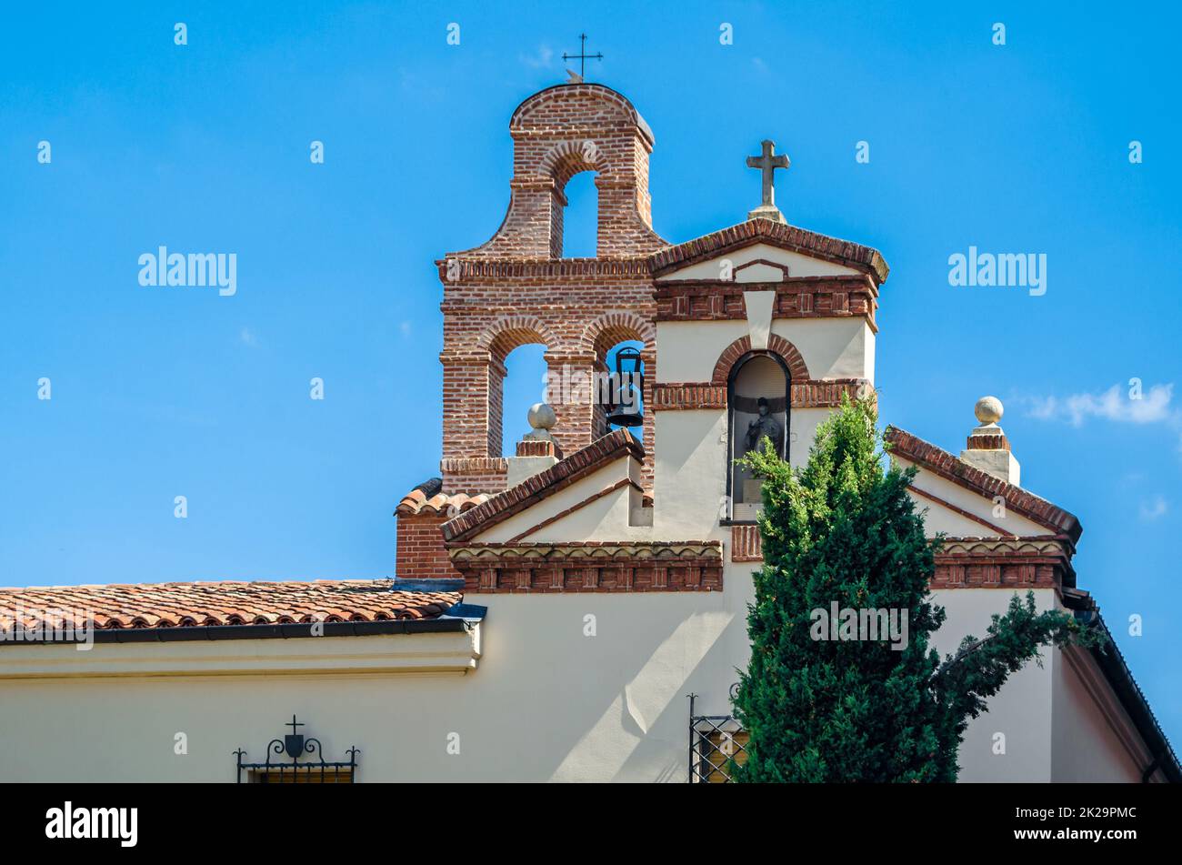 Kirche in Alcala de Henares, Provinz Madrid, Spanien Stockfoto