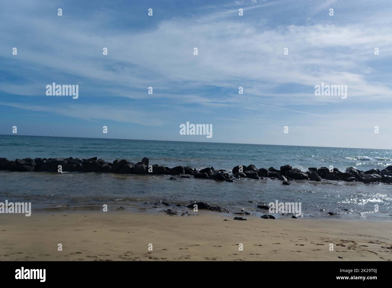 Strand von Gran Canaria in Meloneras Stockfoto