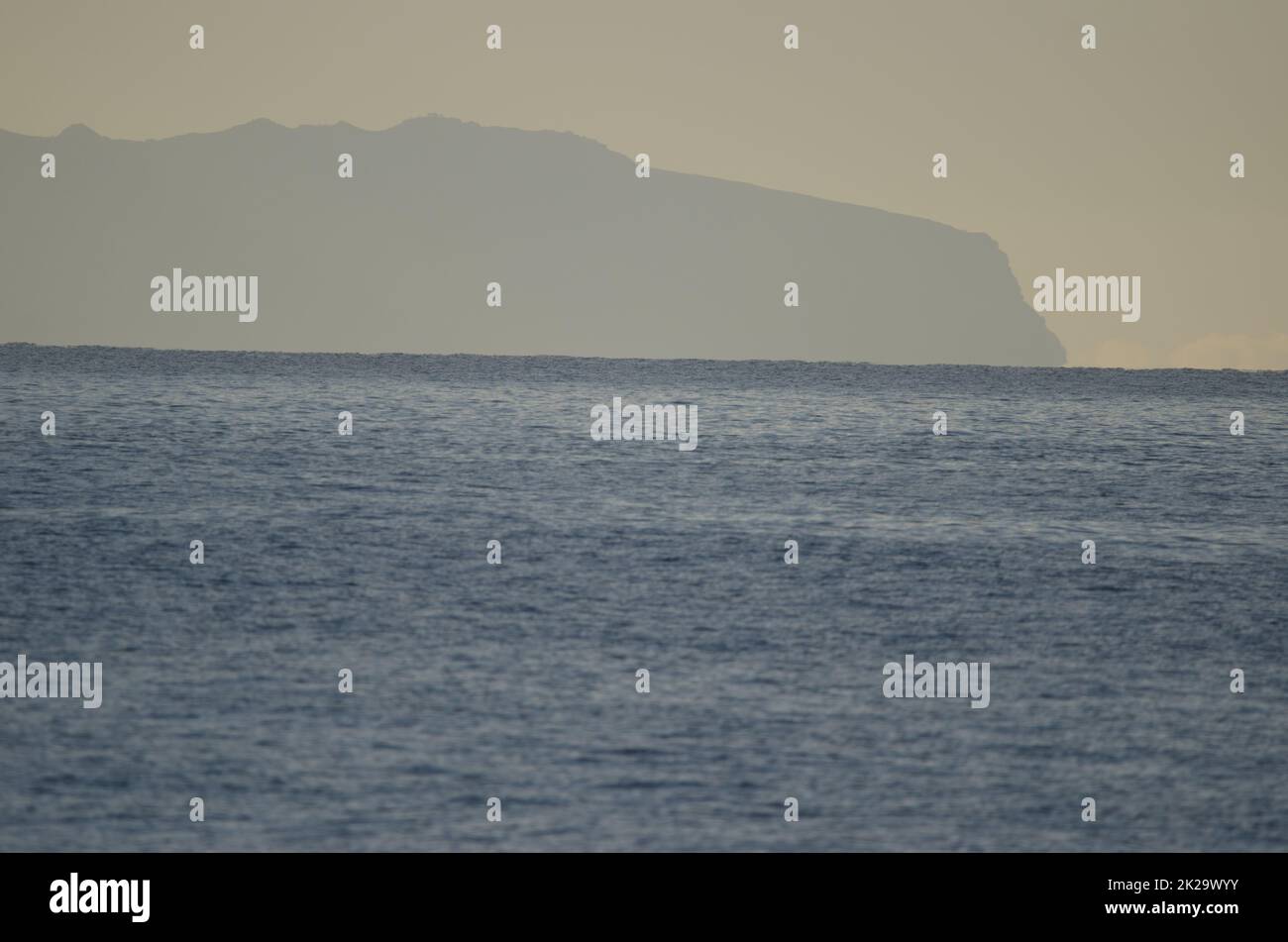 Nordwestlich der Insel La Gomera. Stockfoto