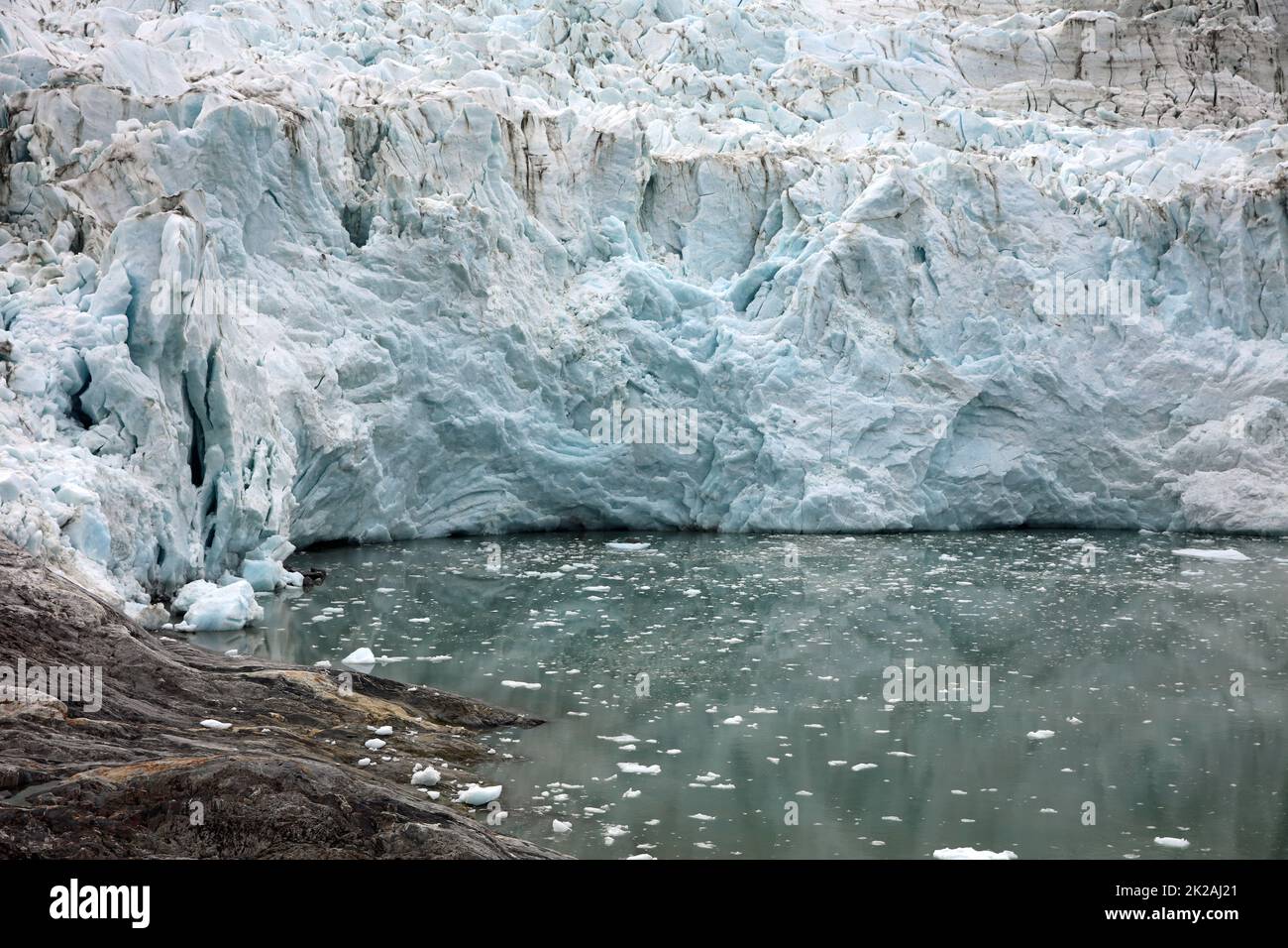 Pia-Gletscher in Patagonien. Chile. Südamerika Stockfoto