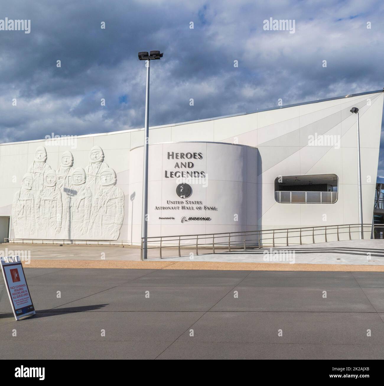 Kennedy Space Center Visitor Complex in Florida. Stockfoto