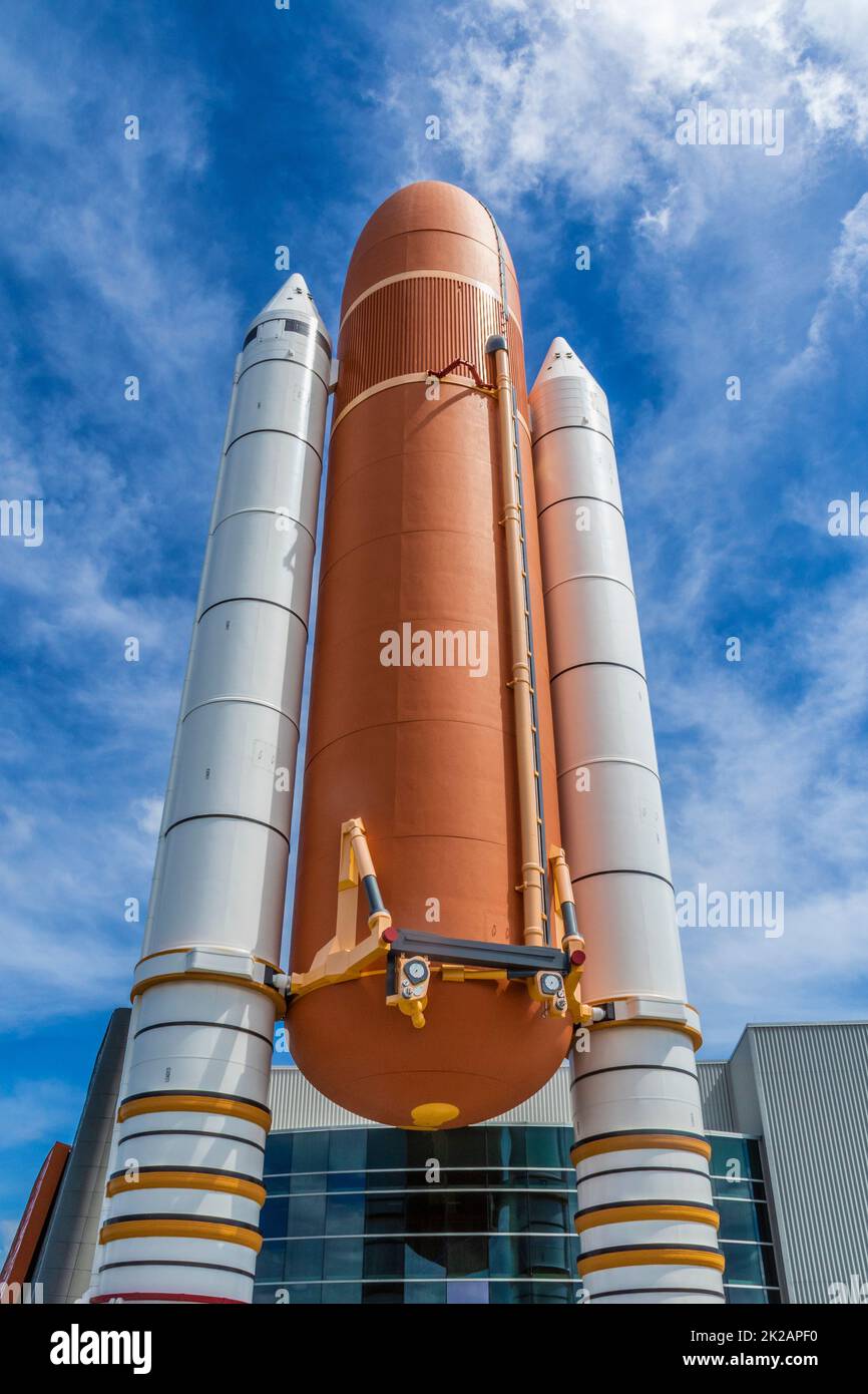 Kennedy Space Center Visitor Complex in Florida. Stockfoto
