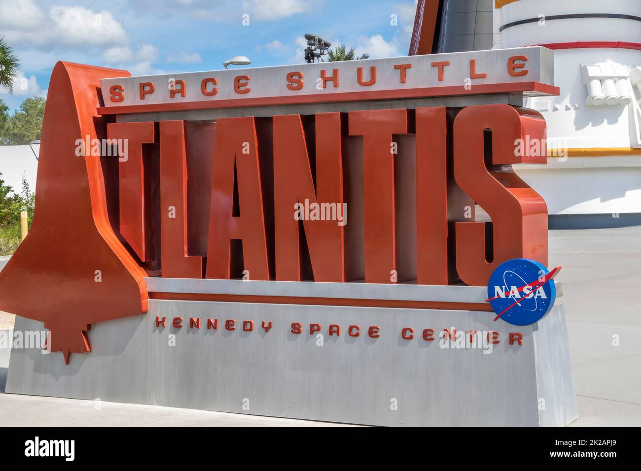 Kennedy Space Center Visitor Complex in Florida. Stockfoto