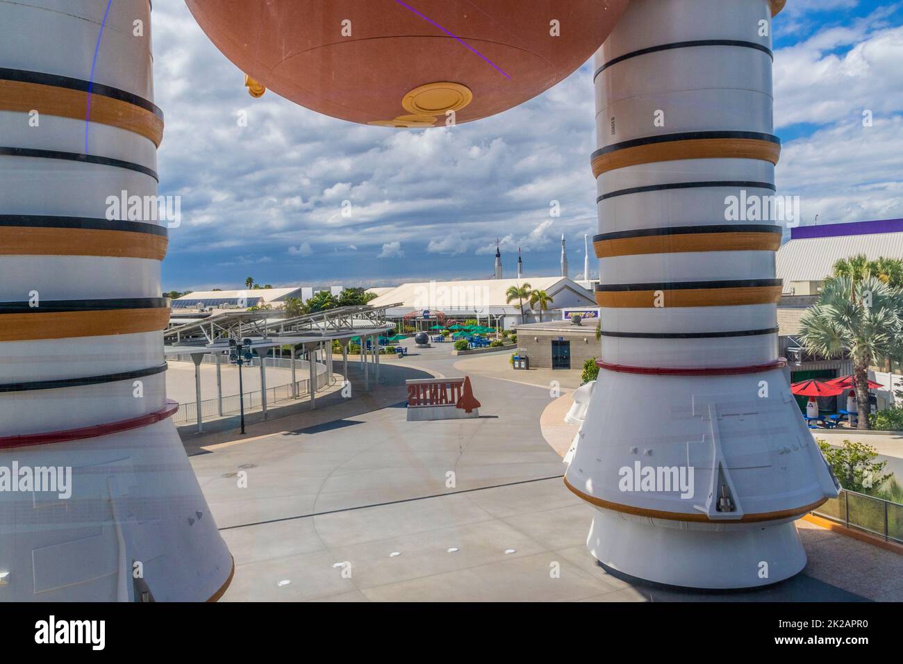 Kennedy Space Center Visitor Complex in Florida. Stockfoto