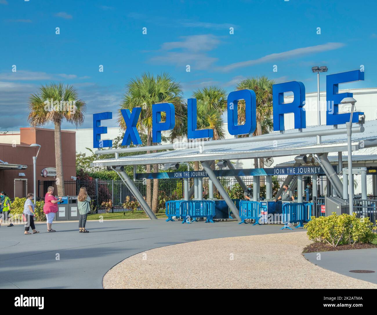 Kennedy Space Center Visitor Complex in Florida. Stockfoto