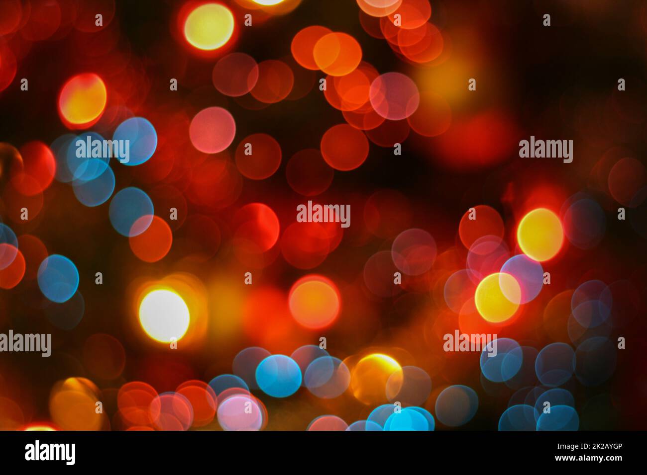 Bunte Bokeh Lichter Hintergrund Stockfoto