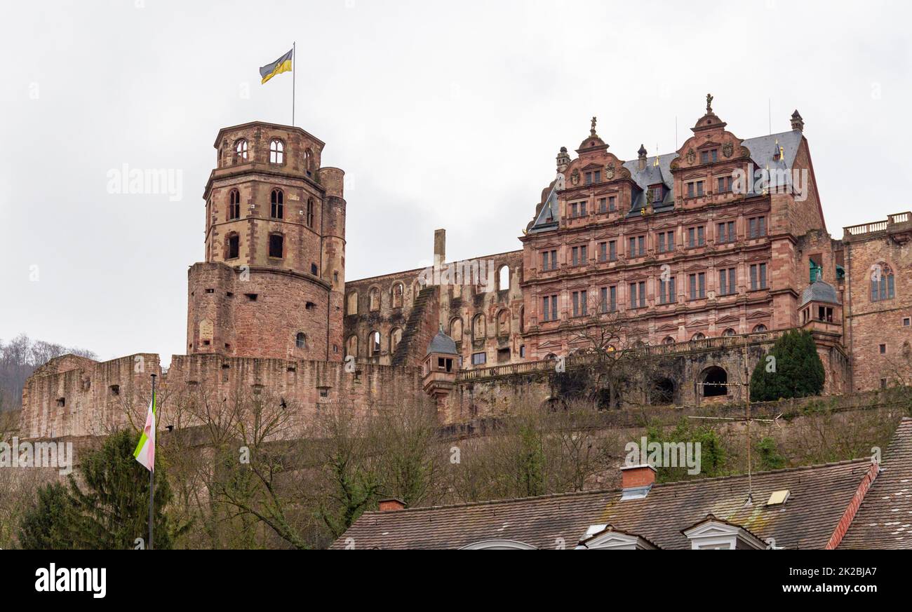 Heidelberger Schloss Stockfoto