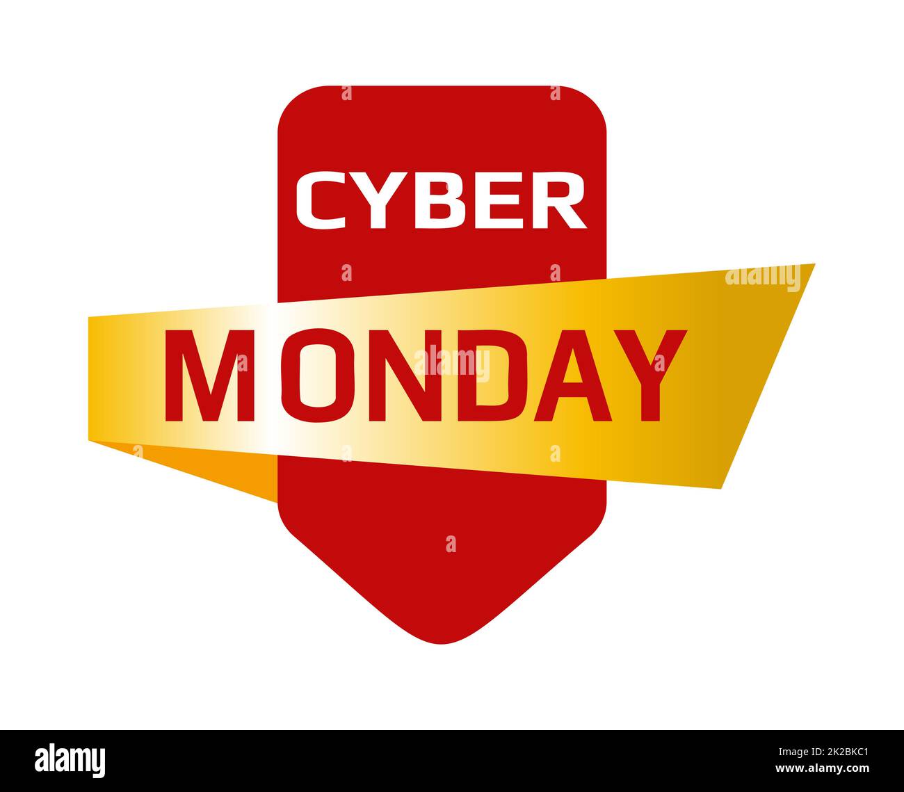 Abstraktes Webbanner, Visitenkarte, Vorlage CYBER MONDAY – Vector Stockfoto