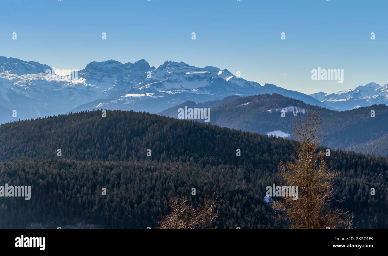 Alpen in Südtirol Stockfoto