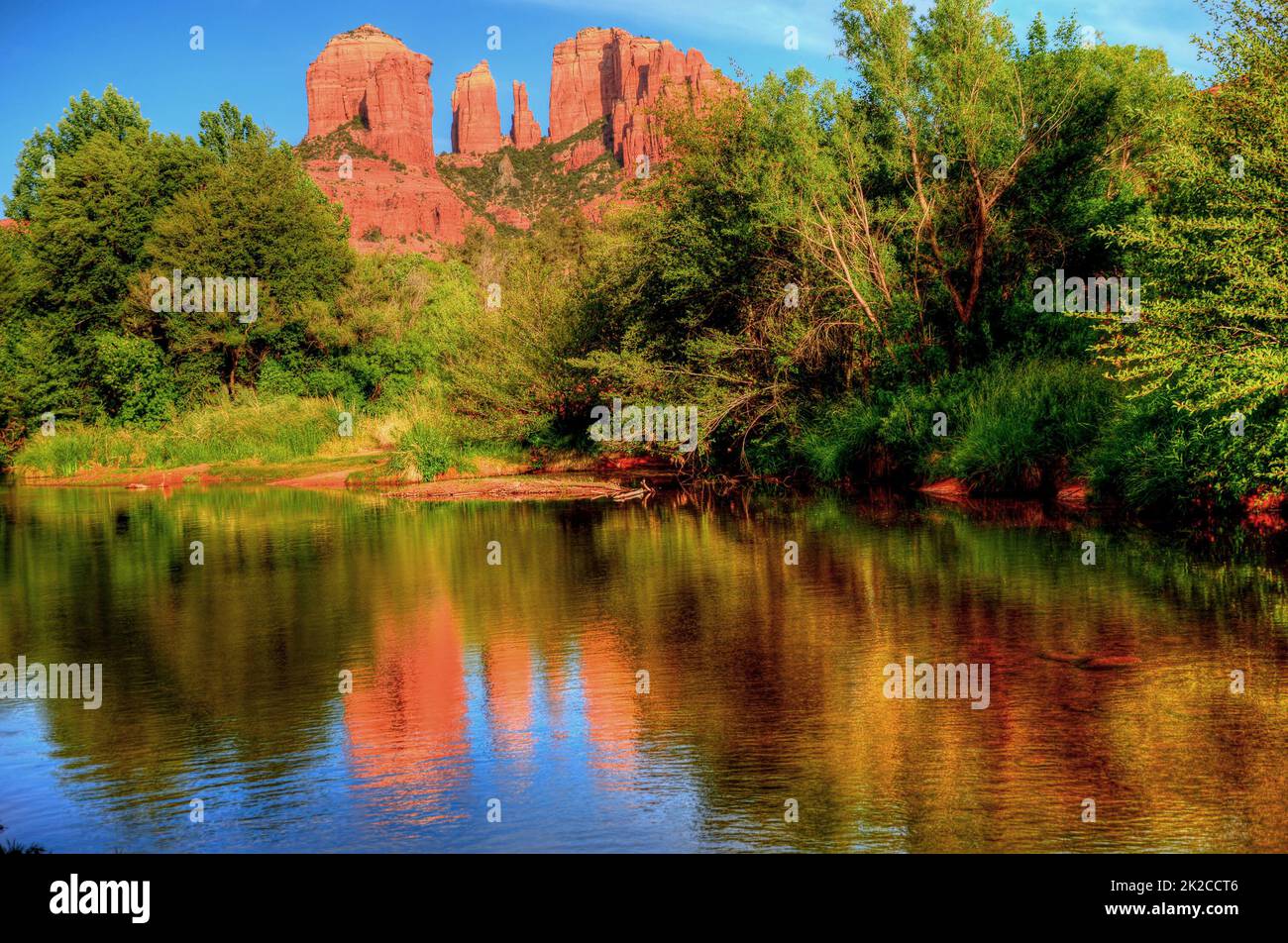 Cathedral Rock Sedona Arizona Stockfoto